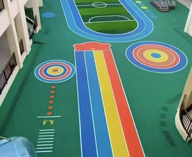 赤峰市透气型塑胶跑道硅pu球场 - 价格